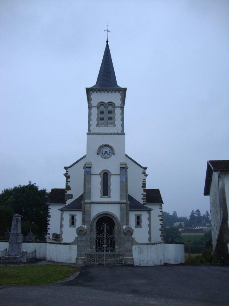 Etcharry (64120) église, façade