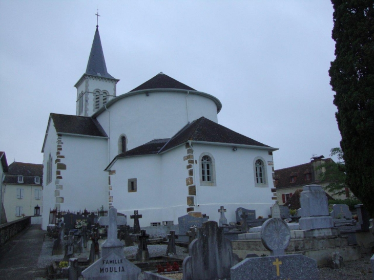 Etcharry (64120) église, chevet