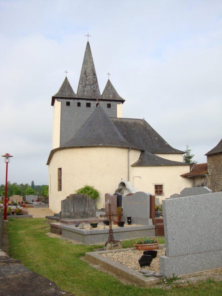 Geüs-d'Oloron (64400) église, chevet