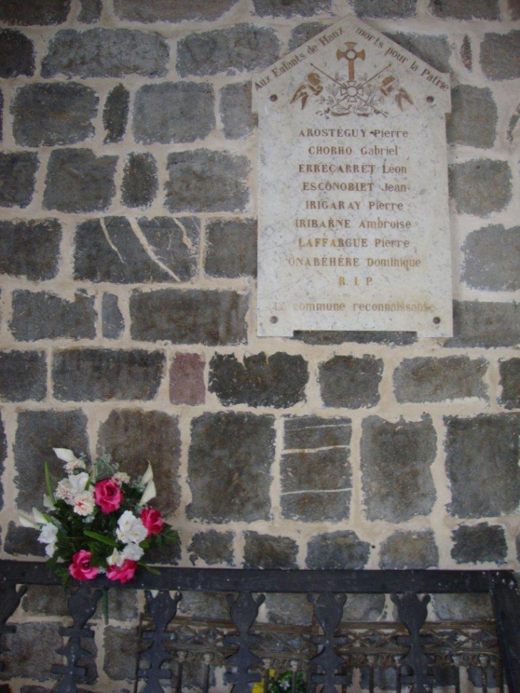 Haux (64470) monument aux morts