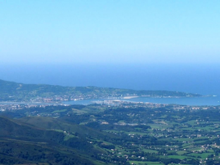 Du sommet de la Rhune - Hendaye