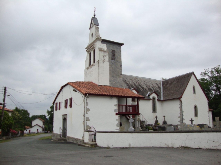 Lantabat (64640) à Lantabat St.Martin, église