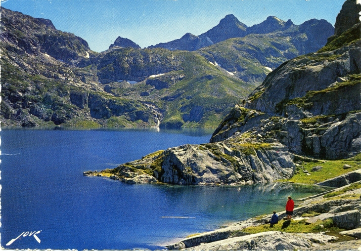 Le Lac d'Artouste Alt.2000m (carte postale de 1960) - Laruns