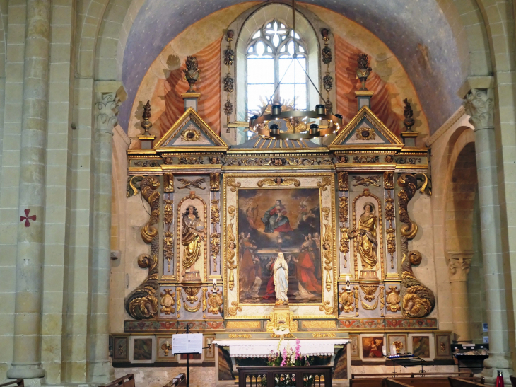 L'intérieur de l'a cathédrale - Lescar