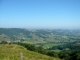 Paysage vu de la chapelle Saint-Nicolas à Harambeltz.