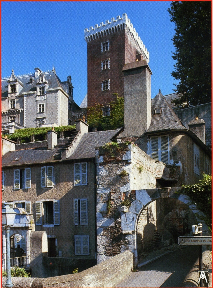 Château. Les Sentiers du Roy (carte postale de 1990) - Pau