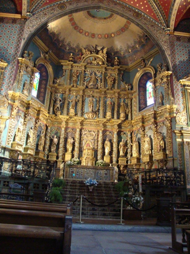 St.Jean-de-Luz, église St.Jean-Baptiste, retrable - Saint-Jean-de-Luz