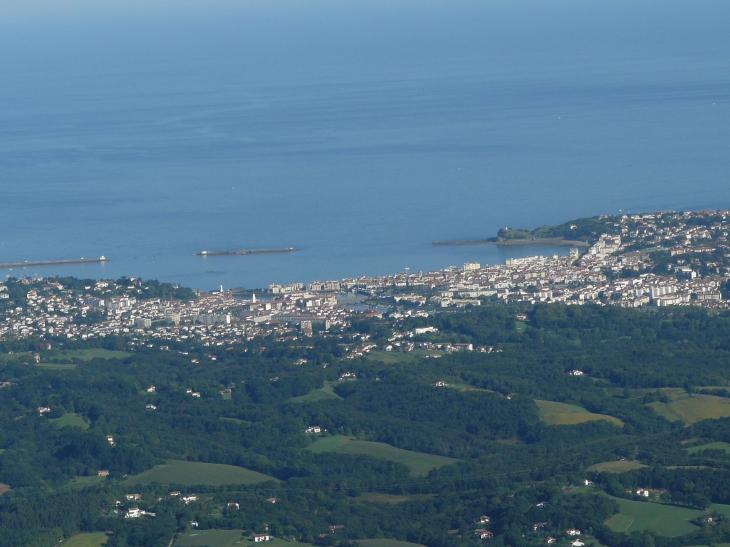 St Jean de Luz vu de la Rhune - Saint-Jean-de-Luz