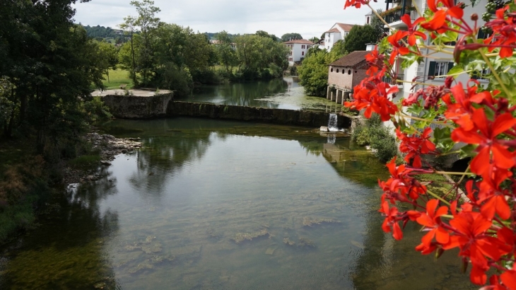 Vue du pont - Saint-Palais