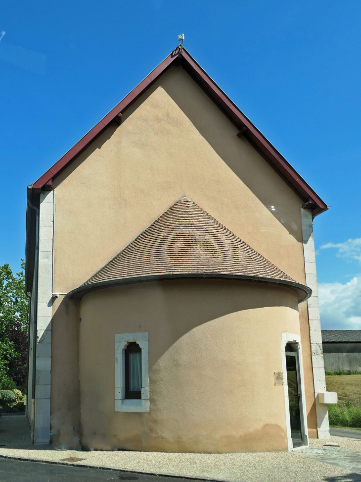 Le chevet de l'église - Salles-Mongiscard