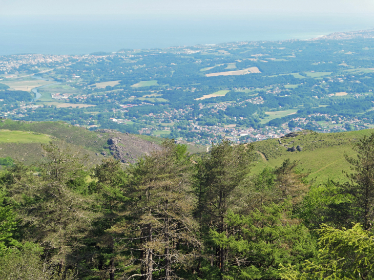 La Rhune : vue sur Sare