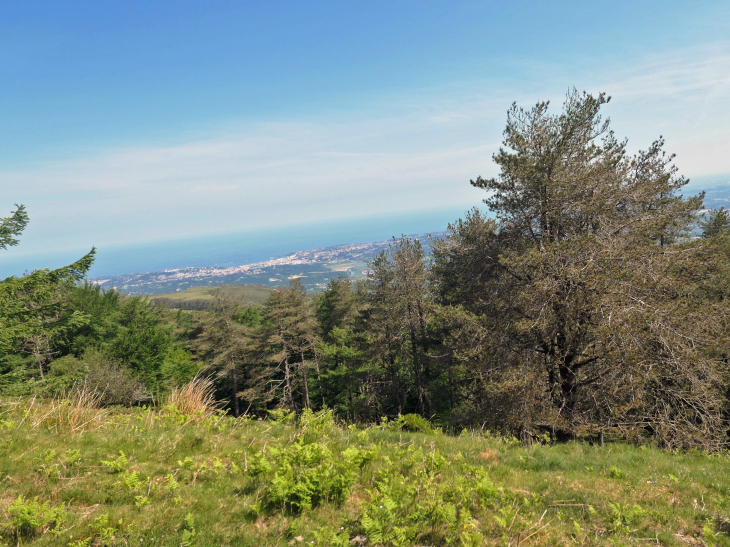 La Rhune : vue sur la côte basque - Sare