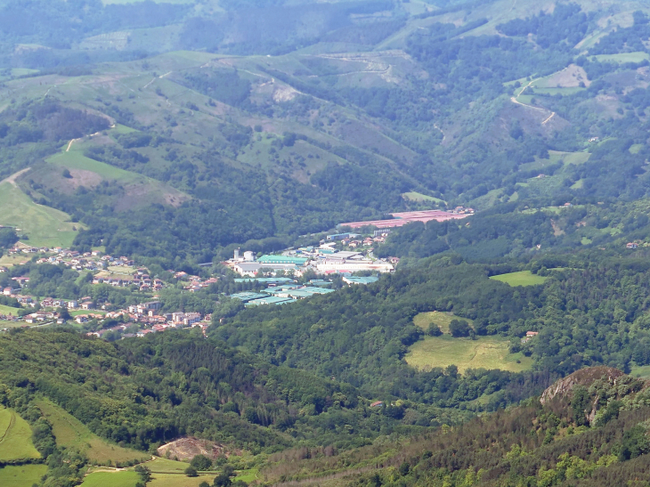 Au sommet de la Rhune :vue sur l'Espagne - Sare