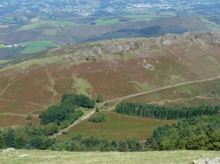 Vue du sommet de la Rhune - Sare