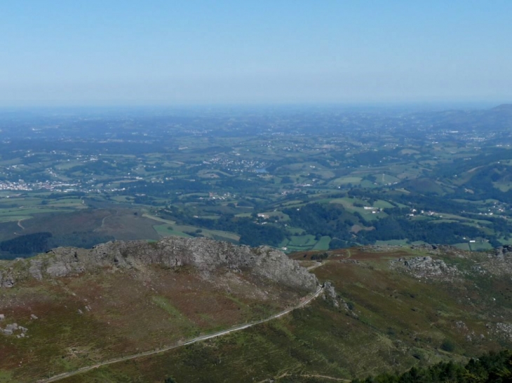 Vue du sommet de la Rhune - Sare