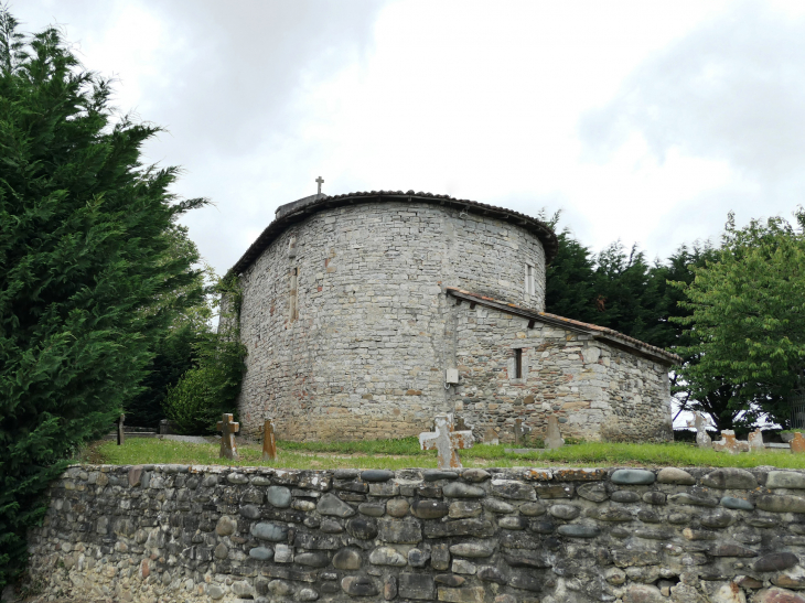 Le chevet de la chapelle de Sunharte - Sauveterre-de-Béarn