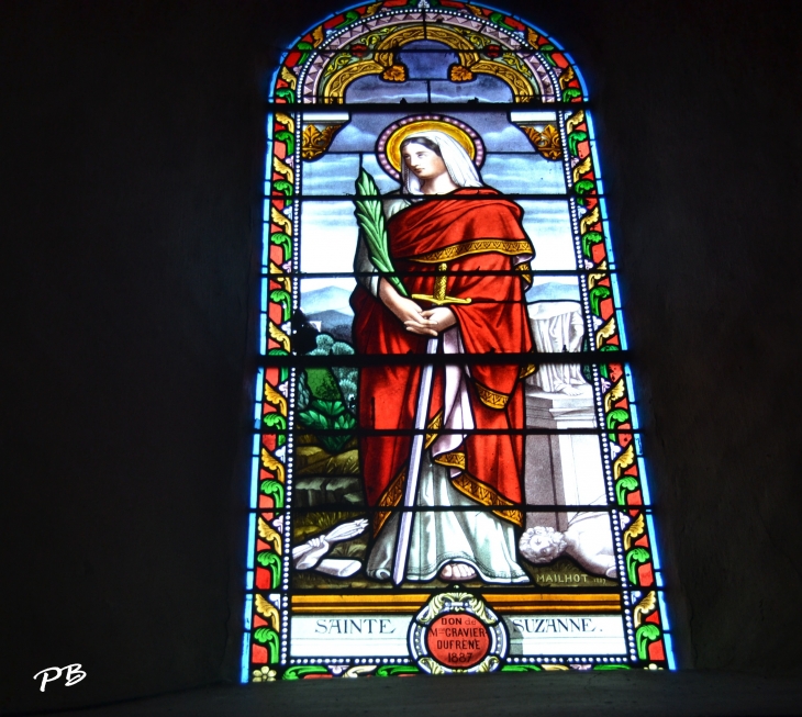 *église Saint-Désire en partie du 12 Em Siècle clocher de 1776  - Ferrières-sur-Sichon