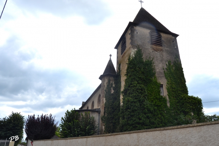 -église Saint Louis ( clocher du 14 Em Siècle église reconstruite en 1863 ) - Hauterive