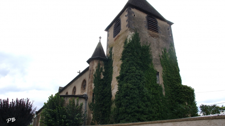 -église Saint Louis ( clocher du 14 Em Siècle église reconstruite en 1863 ) - Hauterive