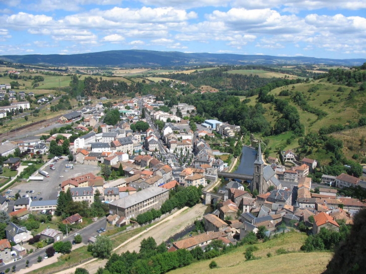 Vue sur la ville - Saint-Flour