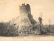 Début XXe siècle, Ruines du Château d'Arzon (carte postale ancienne).