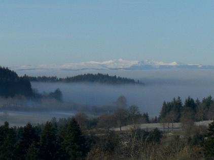 Chaîne des Puys, vue d'Aubaron - Fix-Saint-Geneys