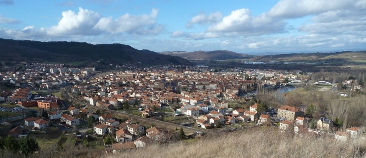 Vue générale - Langeac