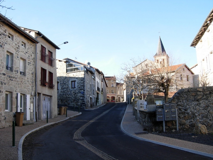 Rue du Lavoir à Lantriac