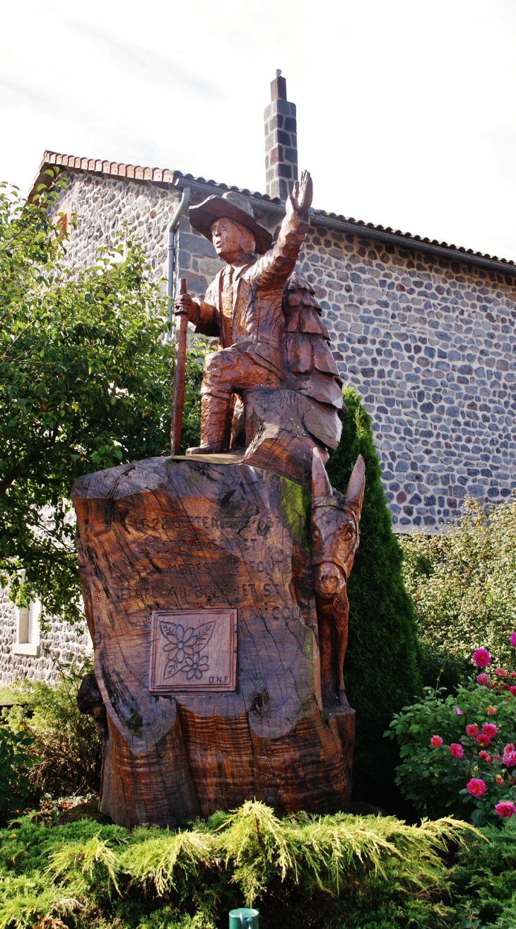 Sculpture ( Louis-Stevenson ) - Le Bouchet-Saint-Nicolas