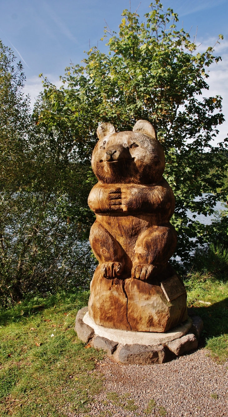 Sculpture au Lac du Bouchet - Le Bouchet-Saint-Nicolas