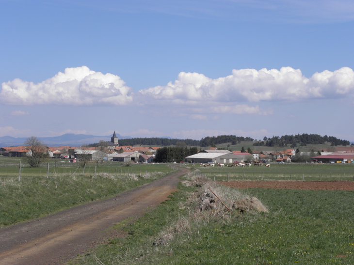 Le Bouchet Saint Nicolas vue coté Sud (chemin de Monchamp) - Le Bouchet-Saint-Nicolas