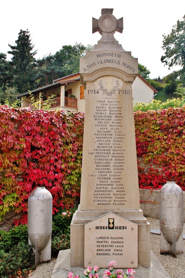 Monument aux Morts - Monistrol-d'Allier