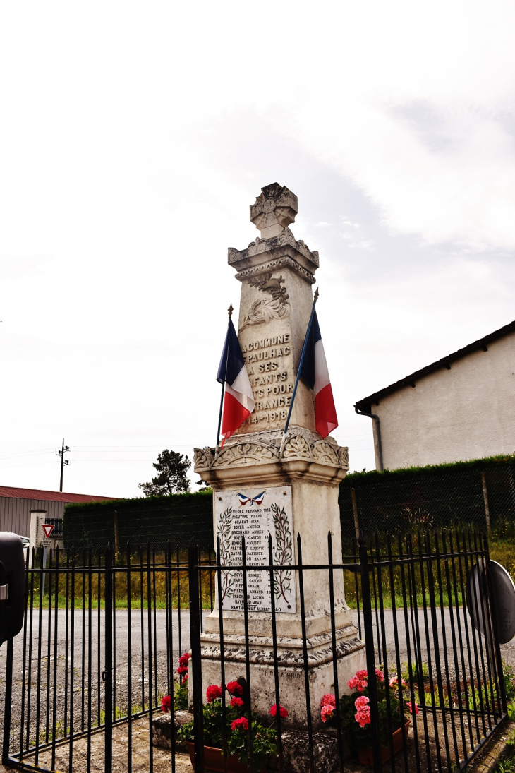 Monument-aux-Morts - Paulhac