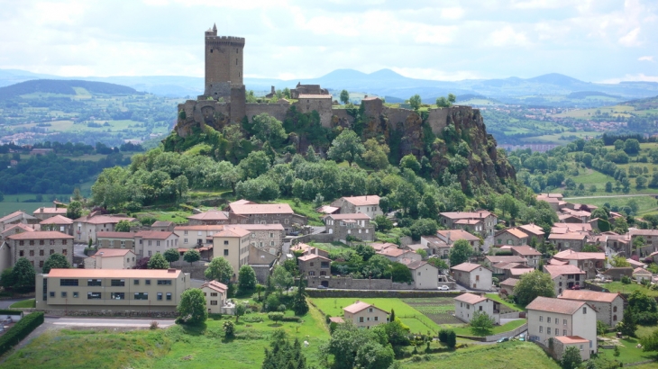 Polignac vu de la roche de Flayac