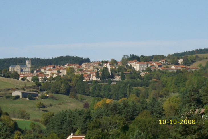 Vue de la route de Lesperon - Pradelles