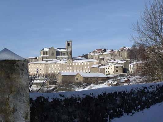 Pradelles sous la neige