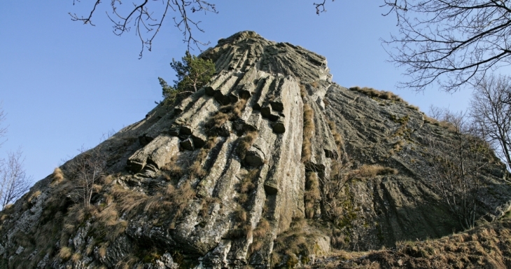 Queyrières - orgues basaltiques