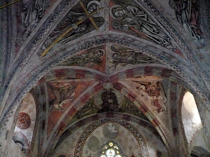 Fresques du plafond - Saint-Cirgues