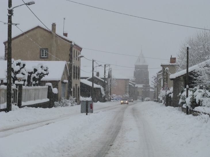 Neige à St-Georges-d'Aurac - Saint-Georges-d'Aurac