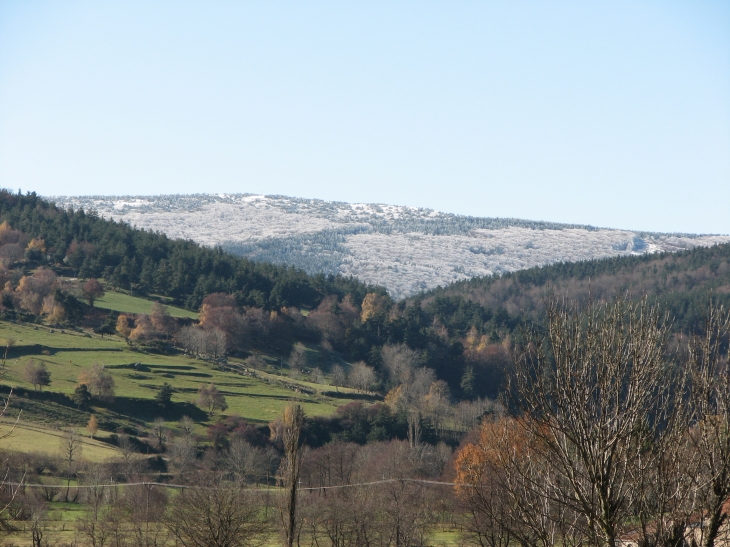 Le Mont Chauvet vu du Rouve - Saugues