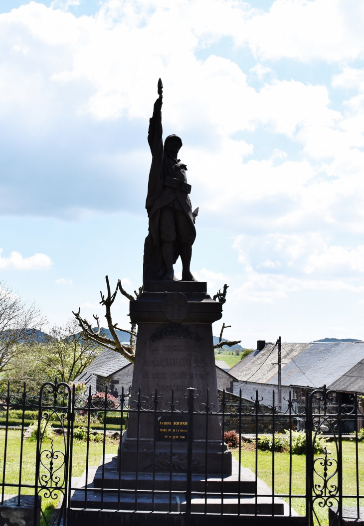 Monument-aux-Morts - Aurières