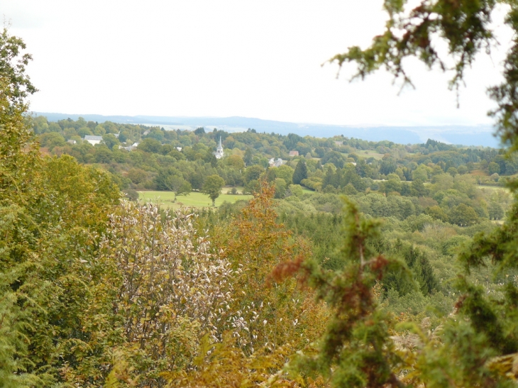 Bagnols vu des hauteurs de fenier