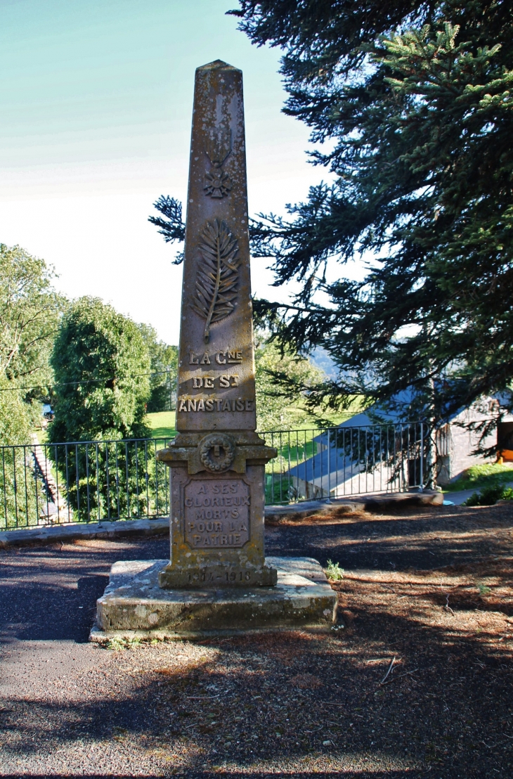 Monument aux Morts - Besse-et-Saint-Anastaise