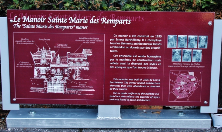   Le Manoir Sainte-Marie des Remparts - Besse-et-Saint-Anastaise