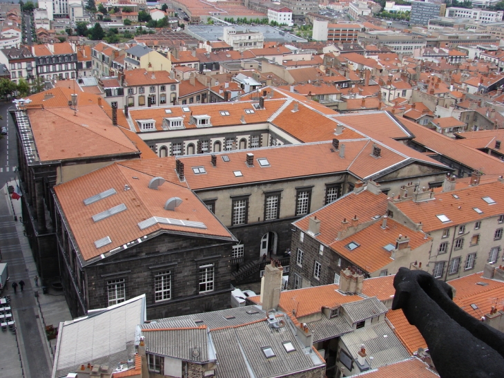 L'Hôtel de Ville vu du sommet de la Tour de la Bayette - Clermont-Ferrand