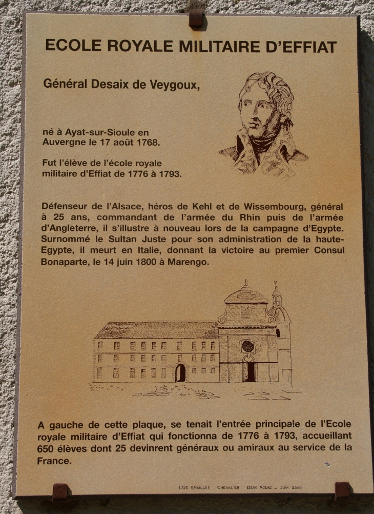 -Ecole Royale Militaire d'Effiat