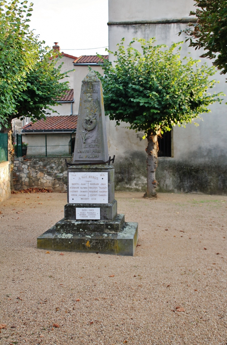 Monument aux Morts - Gignat