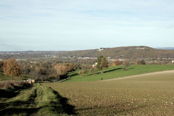 Paysage autour de Glaine - Glaine-Montaigut