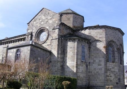 Chevet de la collégiale - Herment