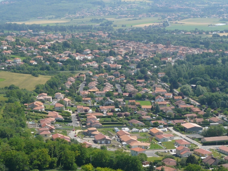 Vue depuis le puy de Marmant - Les Martres-de-Veyre